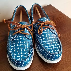 《Froats》South Carolina Flag Print Boat Shoes